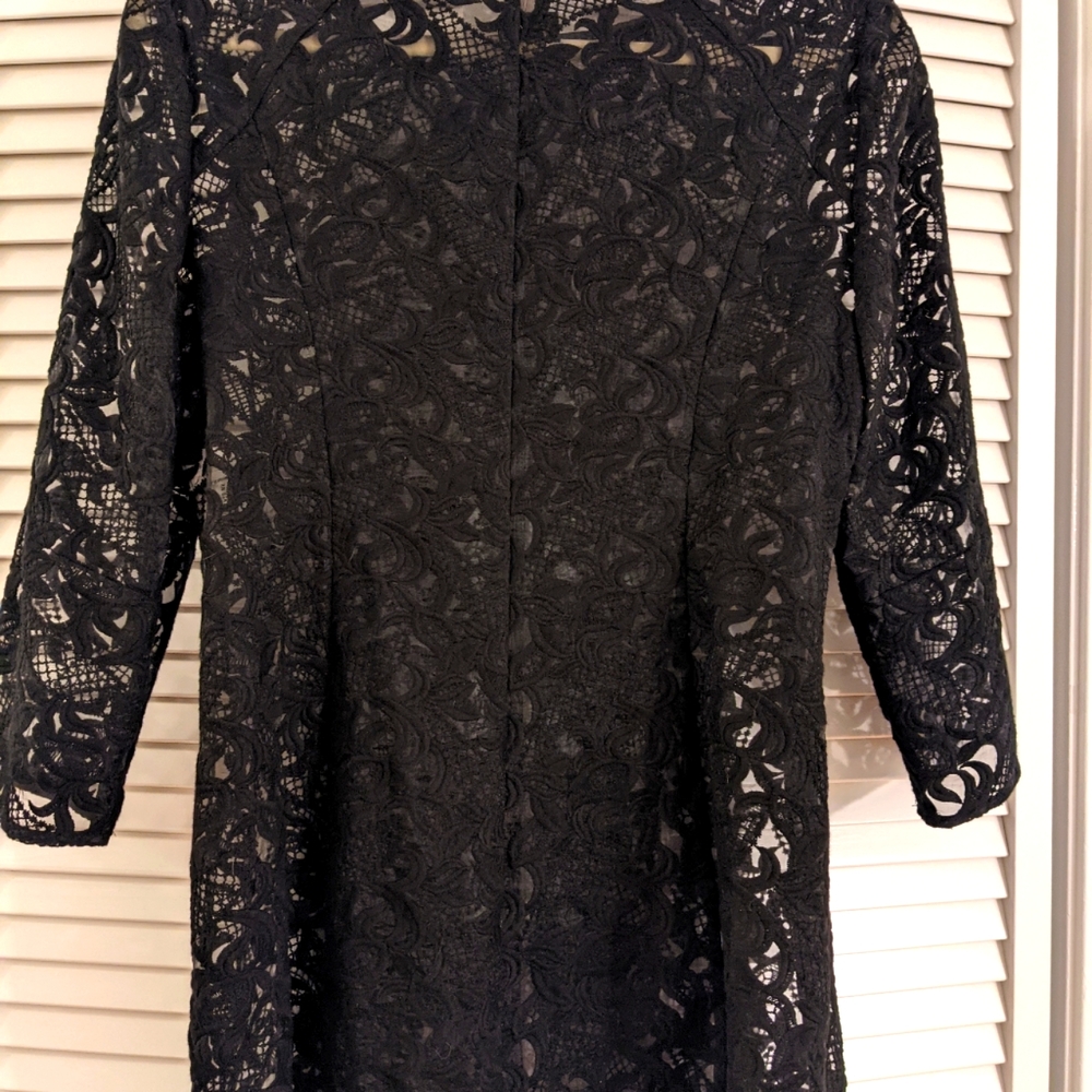 Kay Unger overlay black lace jacket (s:8)